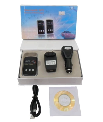 Wireless GPS Receiver Data Logger Bluetooth LCD USB Tracker Unit - Image 1 of 4