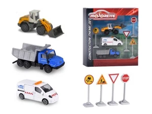 Majorette 212058584 - Construction Theme Set (Approx. 7,5cm) With 3 Vehicles - - Picture 1 of 1