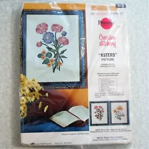 Paragon "Asters" Crewel Stickpackung Design by Josephine Alessi Floral Blumen - Bild 1 von 3