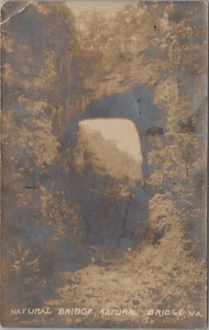 RPPC 1920s Natural Bridge Natural Bridge Virginia photo postcard F132 - Picture 1 of 2