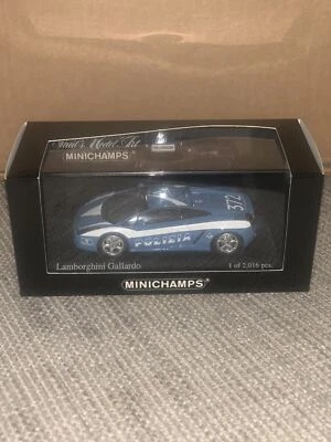 Minichamps 400 103590 Lamborghini Gallardo Polizia L/E 1/43 Police Mint - Image 1 of 4