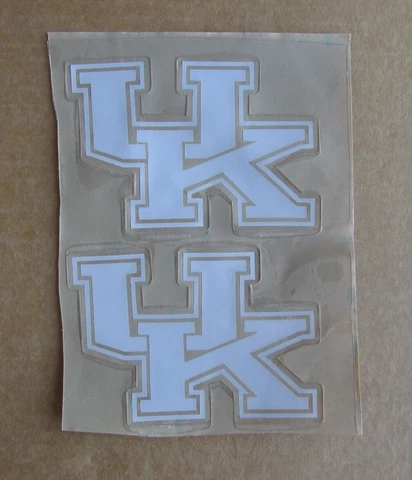 KENTUCKY WILDCATS NCAA COLLEGE FOOTBALL AUTHENTIC HELMET DECALS SET OF 2 Cover