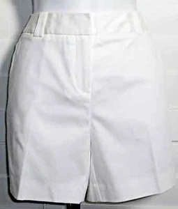 Pantalones Cortos Informales Worthington Blanco Calce Moderno Talla 4 Nuevos con Etiquetas - Imagen 1 de 2