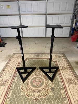 On-Stage Adjustable Studio Monitor Stands (Pair) SMS6000 Excellent Condition Set - Image 1 of 4