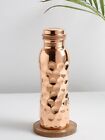 Lovely 100% Copper Water Bottle For Ayurveda Health Weight Loss Digestion India