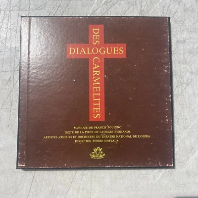 FALP 523-5 - DERVAUX - POULENC dialogues des carmélites LVDSM 3xLPs box - Image 1 of 4
