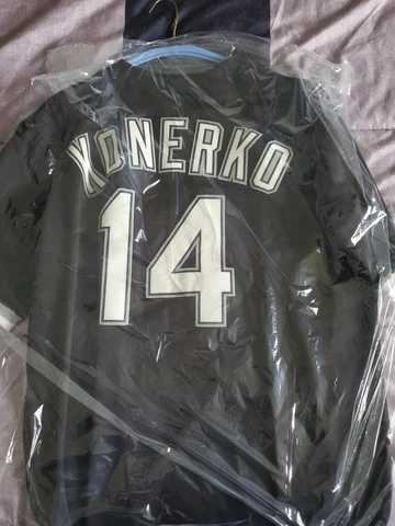 Majestic Authentic Chicago White Sox Paul Konerko Black Double Knit Jersey 44 L Cover