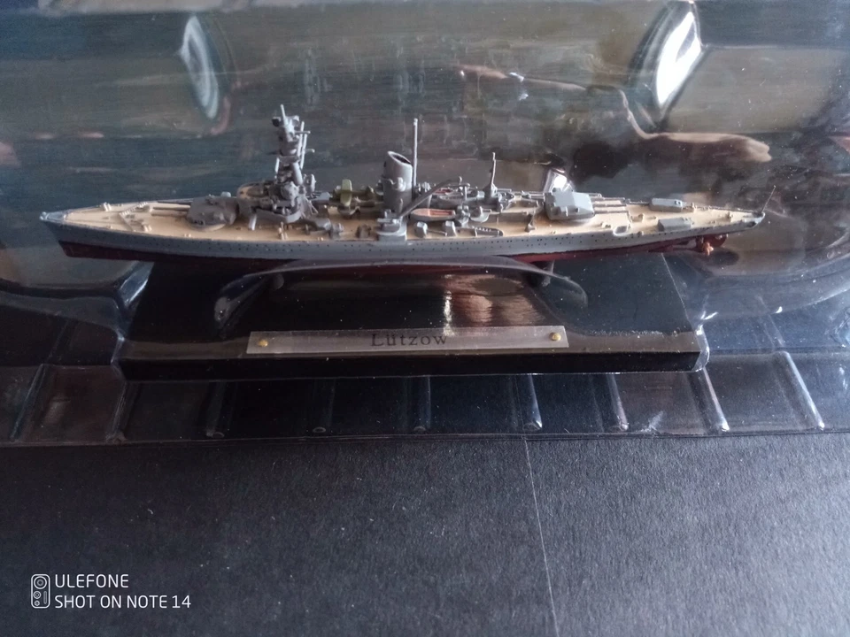 Atlas Editions Die Cast Model Ship Lutzow - Image 1 of 1