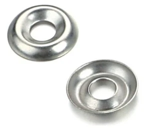 No. 10 rondelle tazza vite A2 acciaio inox per adattarsi a viti/bulloni contrappunti - Foto 1 di 1
