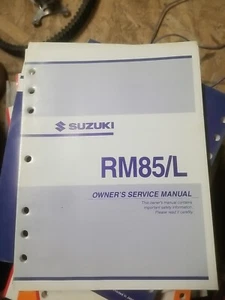 2004 SUZUKI MOTORCYCLE RM85/L OWNER'S SERVICE MANUAL 99011-02B79-03A - Picture 1 of 2