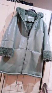 Borg Lined Coat Asos Size 18 absolutely stunning!! - Picture 1 of 4