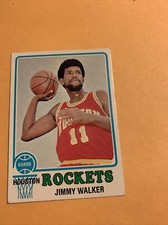 #61 Jimmy Walker 1973-74 Topps Cb14 houston rockets 
