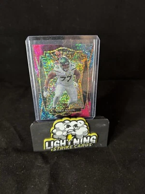 2020 Panini Select - Premier Level #190 Mekhi Becton (RC) Cosmic Sparkle SSP  - Image 1 of 2