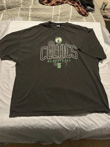 Boston Celtics Kevin Garnett #5 T Shirt, 3XL, Black, Tee Cover