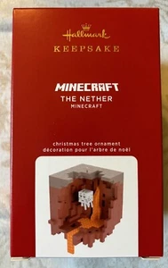 Hallmark 2020 Minecraft The Nether Christmas Tree Keepsake Ornament New Mint - Picture 1 of 1