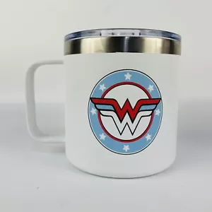 Vaso Wonder Woman Temático Doble Pared Aislado al Aso Con Fácil Agarre - Imagen 1 de 11