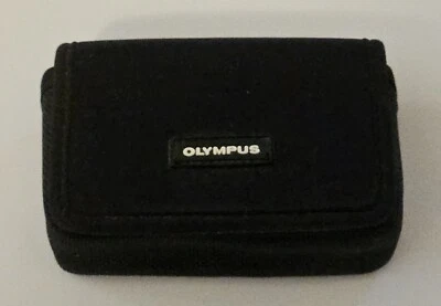 Estuche de lona negro bolsa cámara foto Olympus FE-4020 Foto 1 de 3