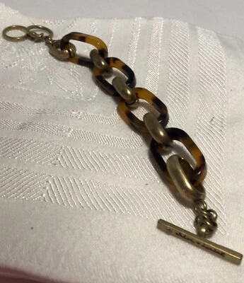 *Auténtico brazalete de eslabones de tortuga Chloe & Isabel Heirloom, nuevo sin etiquetas Foto 1 de 4