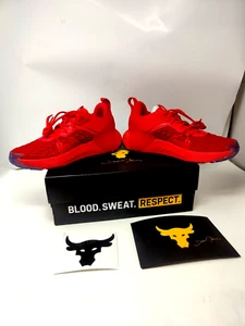 Under Armour Project Rock 6 Holiday UA Rojo Hombres 7 Zapatos de Entrenamiento Cruzado 3026664600 - Imagen 1 de 5