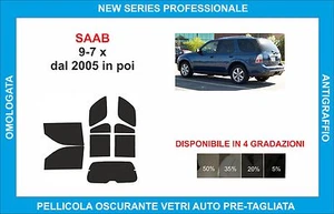 pellicole oscuranti vetri saab 9-7 x dal 2005  kit completo - Imagen 1 de 1