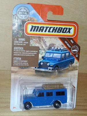 Matchbox Superfast / MB 1184 - '65 Land Rover II Wagon - Blue - Roof Luggage  - Image 1 of 4