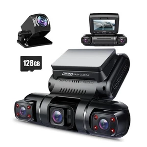 360 Degree View 4 Channel Dash Cam Front and Rear Inside Left Right, Dash Cam... - Picture 1 of 8