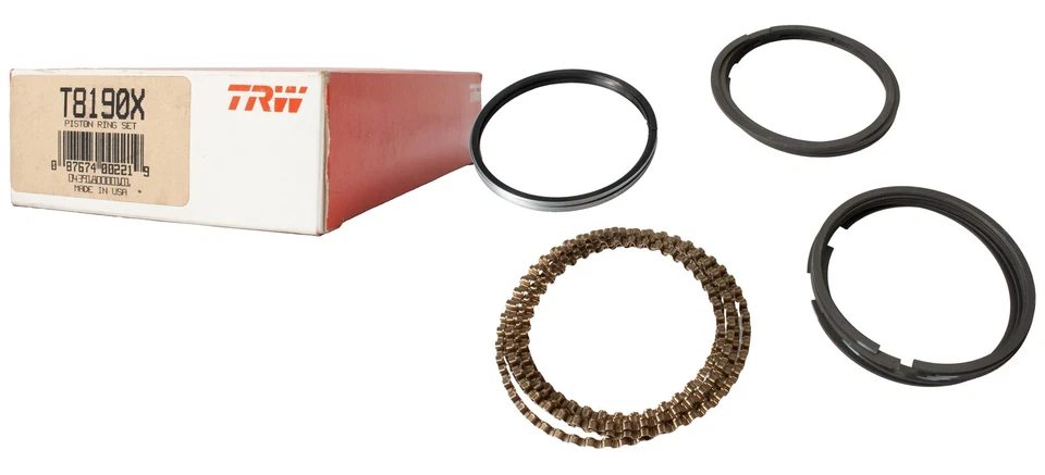Anillos de pistón de repuesto TRW para Oldsmobile Delta 88 1968-80 número de pieza T8190X Foto 1 de 4