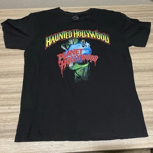 Vintage 90s Planet Hollywood Haunted Hollywood T Shirt Large - Picture 1 of 6