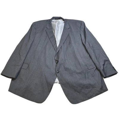 Abrigo deportivo Jos A Bank Reserve para hombre 60R 60 grande alto gris lana espiga Foto 1 de 4