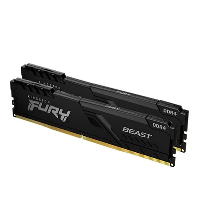 Kingston FURY Beast 16GB (2x8GB) 3200MHz DDR4 CL16 Desktop Memory Kit of 2 KF432 - Image 1 of 4