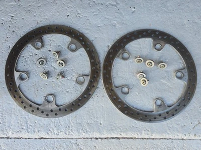 GENUINO HONDA VFR1200X 2012 en par de discos de freno delanteros Crosstourer inc. pernos Foto 1 de 4