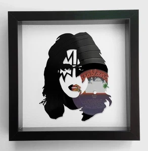 Ace Frehley From Kiss, Alive I - Original Framed Vinyl Record Art 1975 - Foto 1 di 5