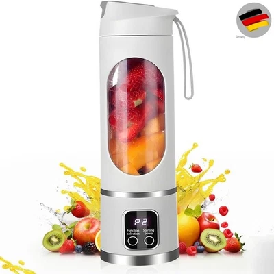 TRAGBARER MIXER SMOOTHIE MAKER MOBILER STANDMIXER ELEKTRISCHER MINI SAFTMIXER - Bild 1 von 4