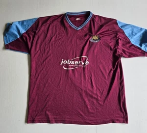 REEBOK West Ham United 2003/05 Home Football Shirt size XL Mens Vintage Sports - Picture 1 of 6