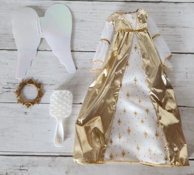 Barbie 2005 "Ángel de vacaciones" alas halo cepillo vestido conjunto muñeca talla Foto 1 de 4