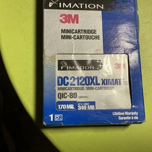 Imation Mini-Cartridge 340MB QIC-80 New Sealed  - Picture 1 of 6