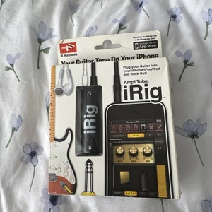 AmpliTube iRig Guitar Interface for Recording iPhone iPad Garage Band Logic - Picture 1 of 4
