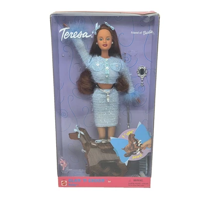 VINTAGE 1999 GLAM N GROOM TERESA FRIEND OF BARBIE MATTEL NEW IN BOX # 27272 - Image 1 of 4