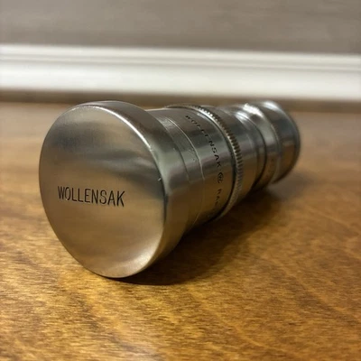 Wollensak Raptar 3" Lense f/2.8 Cine Telephoto Size 5 Filter Hood Vintage - Image 1 of 4