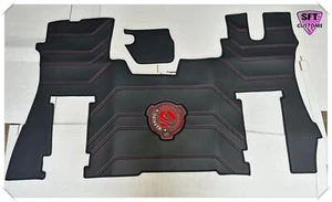 SCANIA S SERIE SET BODENMATTEN ARMATURENBRETTMATTE GLATT MIT STICKEREI DUNKELGRAU - Bild 1 von 4