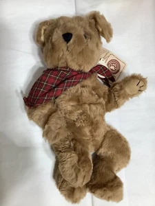 Boyd's Bears Simon T Poochley 10" Plüschhund Kuscheltier rot kariert Bandana - Bild 1 von 10