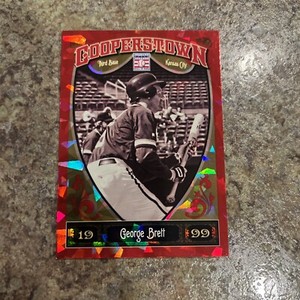 George Brett 2013 Panini Cooperstown Red Crystal #99 /399