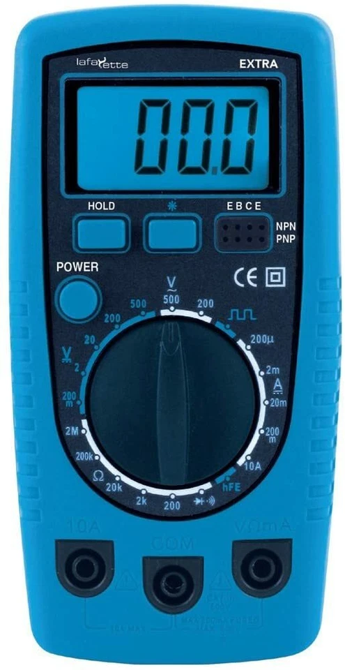 multimetro digitale tester professionale extra lafayette puntali - Immagine 1 di 3