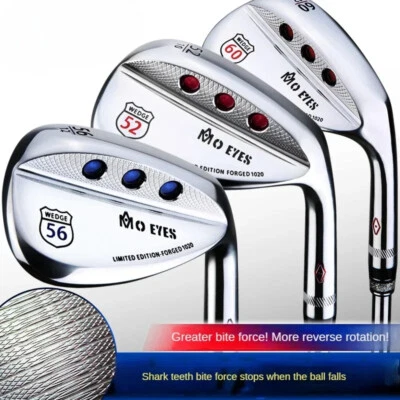 Golf Clubs Right Handed Stainless Steel Professional Sand Wedge 52/56/60 Degree - Image 1 of 4