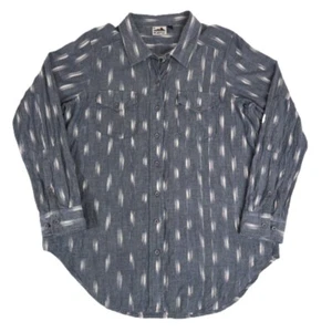 Kavu Button Shirt Women's XL Grey Long Sleeve Outdoor Camping Shirt Cotton - Picture 1 of 6