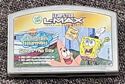 Leapster Leap Frog L Max Sponge Bob Saves The Day Game video nickelodeon tested - Image 1 of 2