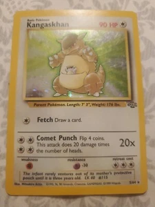 Pokémon TCG Kangaskhan Jungle 5/64 Holo Unlimited Holo Rare MP - Bild 1 von 2