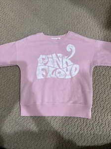 Cotton On Kids Girls/Unisex Pink Floyd Concert Band Crewneck Sweatshirt - Size 6 - Picture 1 of 8