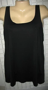 HARMONY - 3X - NEW - BLACK STRETCHY SEEVELESS TANK TOP - Picture 1 of 3