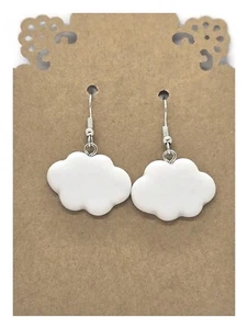 Orecchini a goccia in filo CLOUD con ganci in argento accessorio abbigliamento - Foto 1 di 1